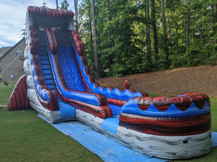 22ft Molten Rock Dry Slide