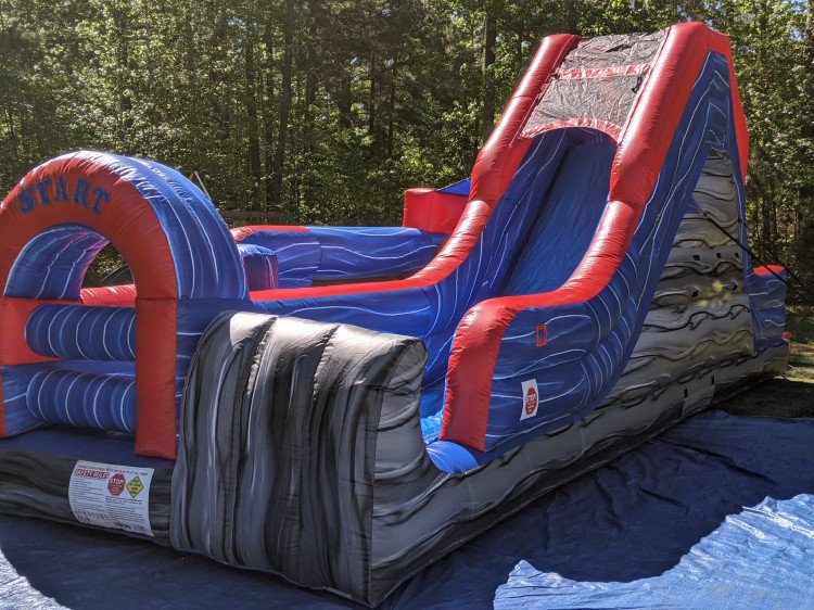 Single Lap Obstacle Challenge Right Bounce House Rentals in Fayette